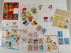 Mixed Lot of Partial Sheets – Vintage Stickers Various Themes 1980’s