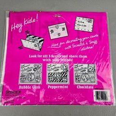 New Vintage 80’s Chocolate Sweet Scents Scratch ‘n’ Sniff Stickers Valentines