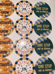 15 Pages Of Growth Mindset Affirmation Round Multicolor Stickers (963)