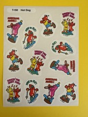 Vintage Trend Enterprises Scratch And Sniff Stinky Stickers Sheet 80’s