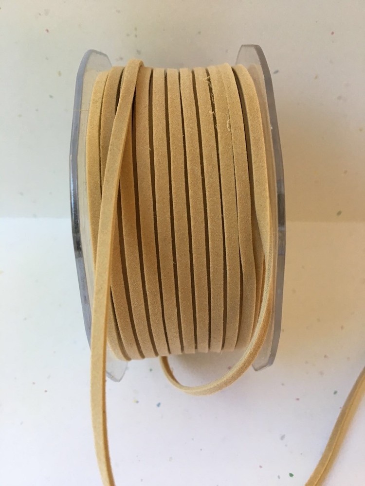 1/8 inch faux Suede – May Arts AS10 – Beige – 50 Yards