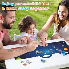 Reusable Sticker Books Set for Toddlers 1-4 | Fun Activity Pads with Toy Sticker