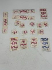Vintage 1980’s LISA FRANK Sticker Lot Strips Light Switch Covers Circles Hearts