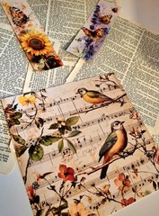 BIG 200 BUNDLE~JUNK JOURNAL SUPPLIES~6X6″ PAPER, IMAGES, ACCENTS & FUN FIBERS