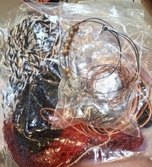 Huge lot of assemblage materials, create collage art, gift idea, mixed media