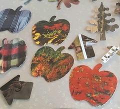 75 FALL/AUTUMN EMBELLISHMENTS ACCENTS IMAGES FIBERS BUTTONS DIE CUTS PAPERS ETC