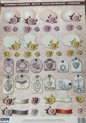 REDDY CREATIVE CARDS LABELS FRAMES GIFT TAGS BANNER RIBBONS FLORAL ACCENTS 2 PGS