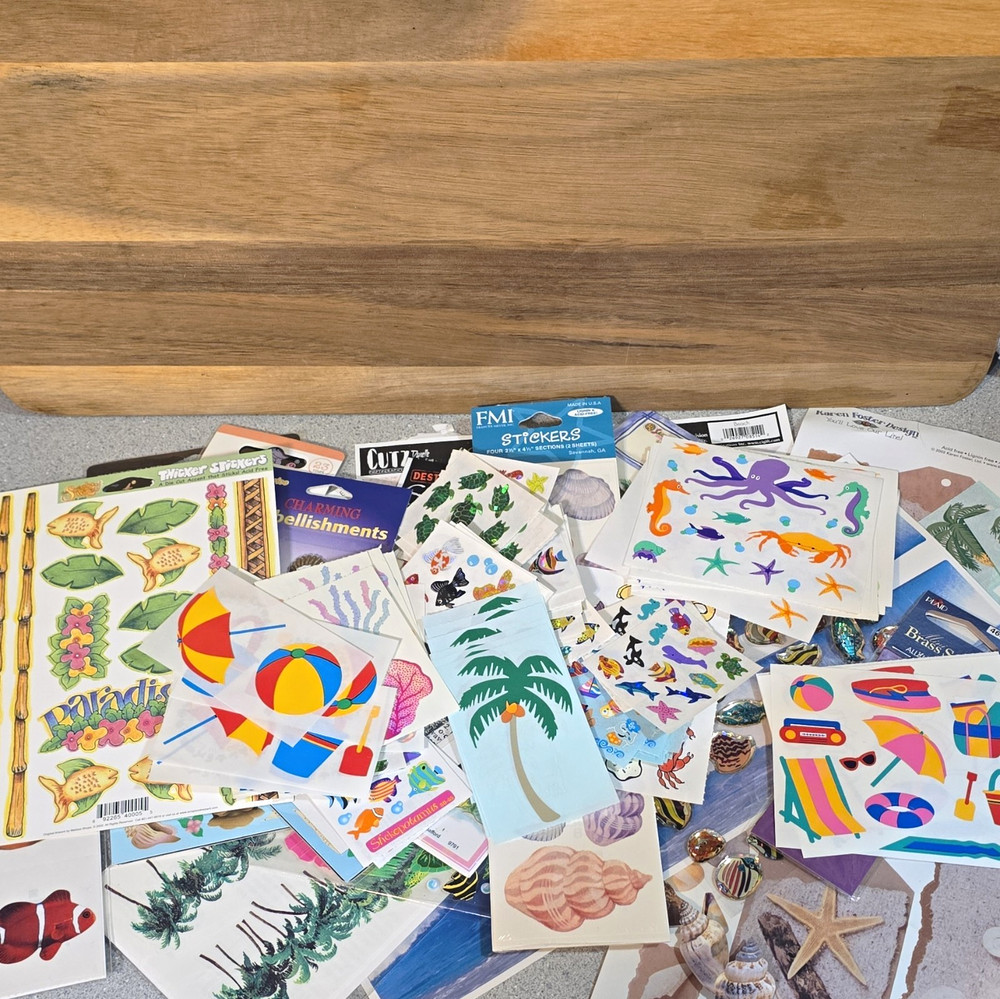 Vintage Beach & Tropical Scrapbooking 90s Sandylion, Mrs Grossman, Others