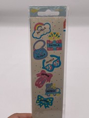 Vintage Russ Pamela Personalized Sticker Sheet Sealed 80s 90s Retro Stickers