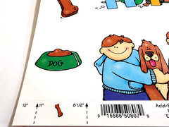 EK Success Cardstock Border My Pet Over-alls Topper 8.5″ or 12″ Rare Scrapbook