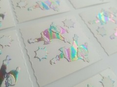 Lot of 10 Vintage 90’s Introduct stickers discontinued santa claus christmas