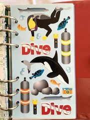 Stickopotamus Sticker 6-Ring Binder Album With 24 Stickers Pages