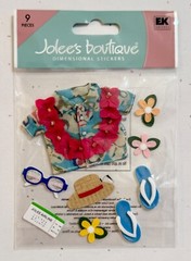 Lot of 4 – Jolee’s Boutique 3D Stickers TRAVEL Tropical Vacation Hawaii Beach…