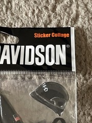 Harley Davidson Jolees Boutique 3D Sticker Collage Motorcycle Leather Crafts