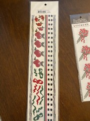 Printworks Border Stickers & 2 Pkgs Stickers Red Rose Pattern NEW Sealed