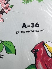 Decorcal Handpainted Bird Hummingbird Decals Lot 2 Vintage 1980s 90s Multi Color