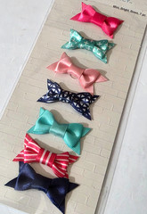 THE PAPER STUDIO Flea Market Fancy Mini BRIGHT BOWS – 7 pcs