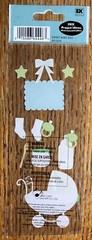 Jolees Sweet Baby Boy Title Stroller Carriage Infant Bottle Scrapbook Stickers
