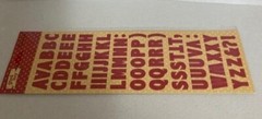 Reminisce – Stickers – Good Boy – Red – Upper & Lowercase – New Package