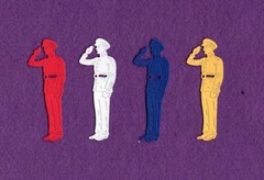 MARINES MARINE military USA die cuts scrapbook cards
