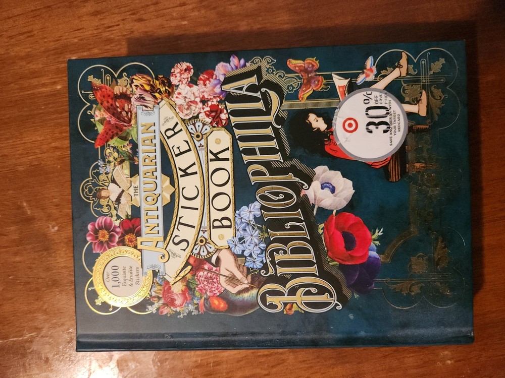 Antiquarian Sticker Book: Bibliophilia by Odd Dot (2021, Hardcover)