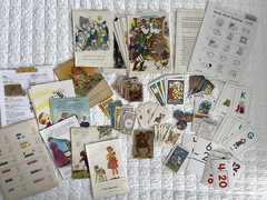 150pcs Children-themed Ephemera Destash Junk Journaling Mixed Media Variety Pack