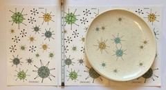 Franciscan Starburst Vinyl Stickers – Atomic Retro Starburst Decals (3 Sheets)
