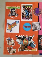 Comic Book Sticker Lot Of 12