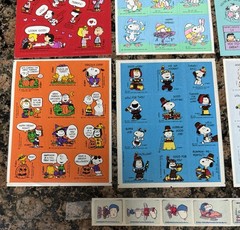 Lot of 1 3 Vintage Snoopy and Woodstock Stickers – The Peanuts Gang