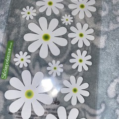 NEW Sticko Stickers DAISY Flowers 15 Pieces