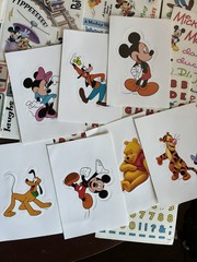 Vintage Sandylion Stickers Mickey Mouse Minnie Goofy Lot Journal Scrapbook New