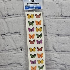Scrapbooking Stickers Butterfly Prism Multicolor Lot Of 3 Craft Embellishments