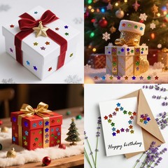 2340 Pack Holographic Star Stickers, 0.6in Reward Stickers for Kids