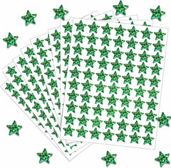 2100 Pcs Star Stickers, 30 Sheets Glitter Star Stickers for Reward Chart 10 Asso