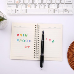 2400 Pieces Small Colorful Vinyl Letter Stickers, 24 Sheets Self Adhesive Mini A