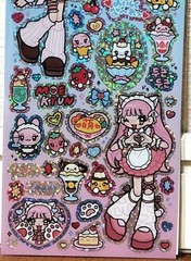 GAIA Topping LAB Part-time Job Sticker Girl Cafe Sweets Animal Kawaii MADE JAPAN