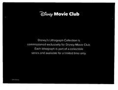 Disney Movie Club Promo Lot – 3-D Card, Stickers, Lion King Lithograph