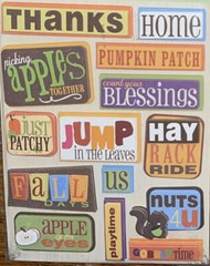 K&Company Autumn Day Picking Apples Together Pumpkin Patch Fall Blessing Home 3D