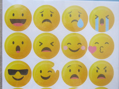 Jot Emoji 288 Pcs Stickers 3 Pkgs New!