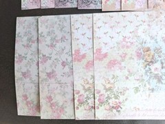 100PC Scrapbooking Vintage Ephemera Paper Pack The Rose Connection New Design