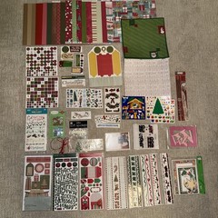 HOLLY JOLLY CHRISTMAS Themed Embellishments Kit