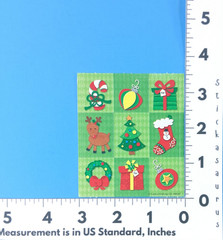 Carson Dellosa Christmas Mini Sticker Sheets Lot Of 5