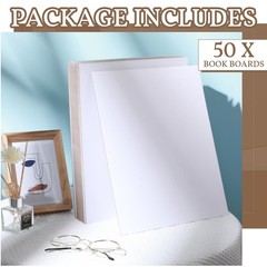 50 Pcs Kraft Heavy Duty Book Board Binders Chipboard Designer Bookboard