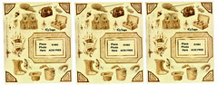 NRN Designs FISHING Fish Antique Photo Frame Corners Scrapbook Stickers 3 Sheets