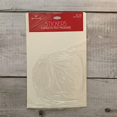 Hallmark Valentine Dinosaur Heart Stickers Set Of 4 Partial Sheets Vintage