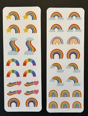 Peter Pauper Press ASSORTED RAINBOW Sticker Pack 90 Stickers