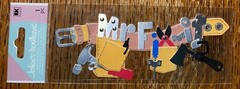 RARE Jolees Mr Fix It Title Tool Belt Tools Handyman Dad Hammer Axe Screwdriver