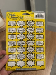 Vintage Sticker Lot 4 Packages Suzy’s Zoo, Halloween, Photo Humor Speech Bubbles