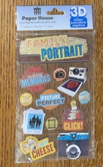 Paper House Family Portrait Making Memories Picture Perfect Camera Cheese Click