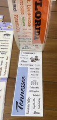 JoAnn States USA Travel Scrapbook Essentials Value Sticker Packs Craft Lot Of 7